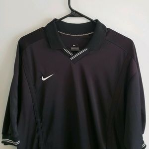 Nike Men's Jersey style Polo Shirt Large Black
